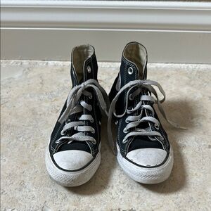 Converse Black and White High-Top Sneakers